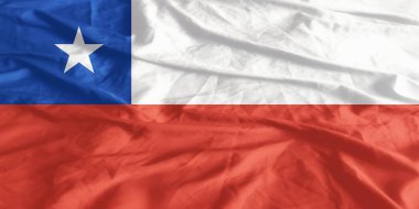 Şili Bayrağı Yakından Dalgalanıyor