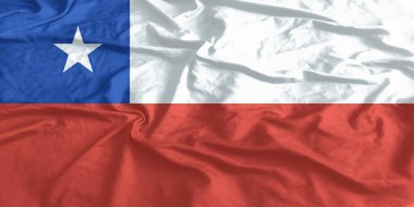 Şili Bayrağı Yakından Dalgalanıyor