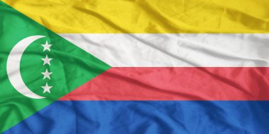 Komoros Bayrağı Yakından Dalgalanıyor