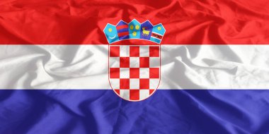 Hırvatistan Bayrağı Yakından Dalgalanıyor