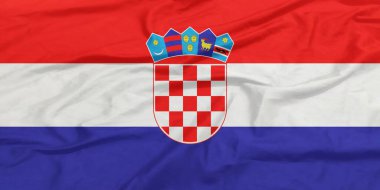 Hırvatistan Bayrağı Yakından Dalgalanıyor