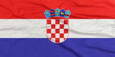 Hırvatistan Bayrağı Yakından Dalgalanıyor