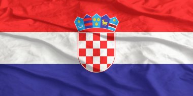 Hırvatistan Bayrağı Yakından Dalgalanıyor