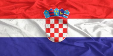 Hırvatistan Bayrağı Yakından Dalgalanıyor