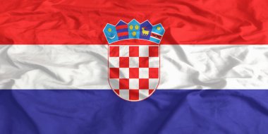 Hırvatistan Bayrağı Yakından Dalgalanıyor