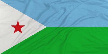Cibuti Bayrağı Yakından Dalgalanıyor