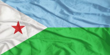 Cibuti Bayrağı Yakından Dalgalanıyor