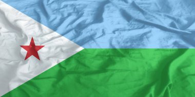 Cibuti Bayrağı Yakından Dalgalanıyor