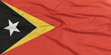 Doğu Timor Bayrağı Yakından Dalgalanıyor