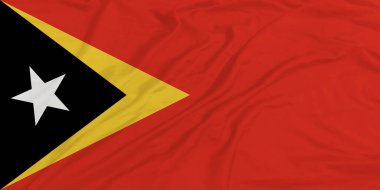 Doğu Timor Bayrağı Yakından Dalgalanıyor