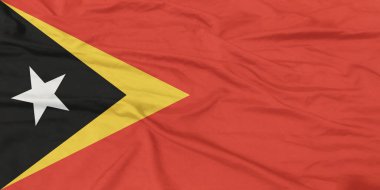 Doğu Timor Bayrağı Yakından Dalgalanıyor