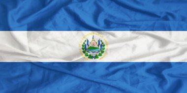 El Salvador Bayrağı Yakından Dalgalanıyor