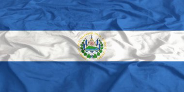 El Salvador Bayrağı Yakından Dalgalanıyor