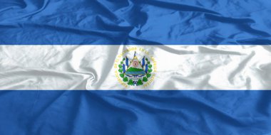 El Salvador Bayrağı Yakından Dalgalanıyor