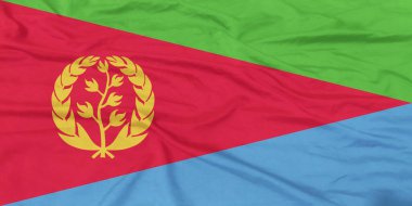 Eritre Bayrağı Yakından Dalgalanıyor