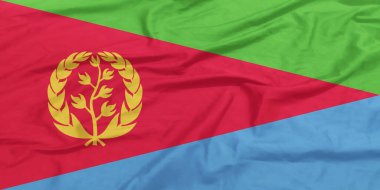 Eritre Bayrağı Yakından Dalgalanıyor