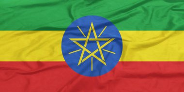 Etiyopya Bayrağı Yakından Dalgalanıyor