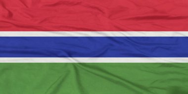 Gambiya Bayrağı Yakından Dalgalanıyor