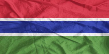 Gambiya Bayrağı Yakından Dalgalanıyor