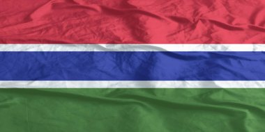 Gambiya Bayrağı Yakından Dalgalanıyor