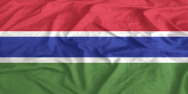 Gambiya Bayrağı Yakından Dalgalanıyor