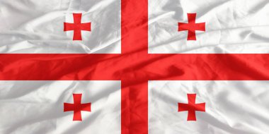 Georgia Bayrağı Yakından Dalgalanıyor