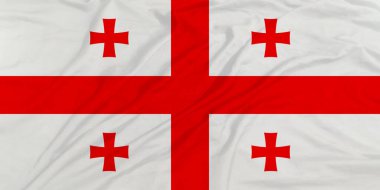 Georgia Bayrağı Yakından Dalgalanıyor