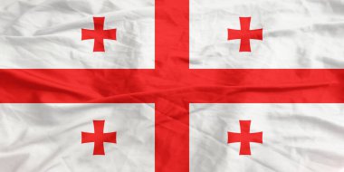 Georgia Bayrağı Yakından Dalgalanıyor