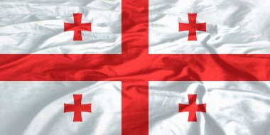 Georgia Bayrağı Yakından Dalgalanıyor
