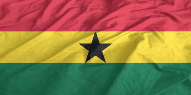 Gana Bayrağı Yakından Dalgalanıyor