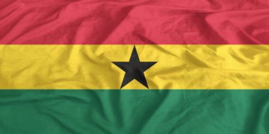 Gana Bayrağı Yakından Dalgalanıyor