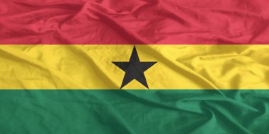 Gana Bayrağı Yakından Dalgalanıyor