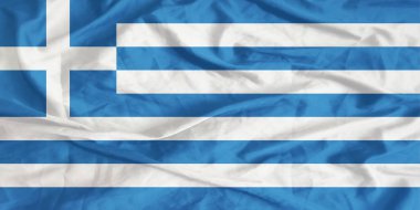 Yunanistan Bayrağı Yakından Dalgalanıyor