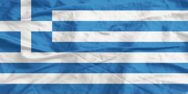 Yunanistan Bayrağı Yakından Dalgalanıyor