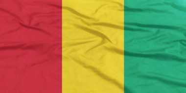 Gine Bayrağı Dalgalanıyor Yakından