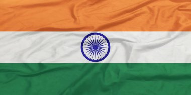 Hindistan Bayrağı Yakından Dalgalanıyor