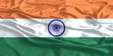 Hindistan Bayrağı Yakından Dalgalanıyor