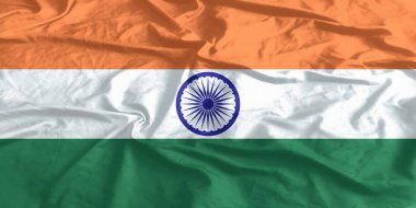 Hindistan Bayrağı Yakından Dalgalanıyor