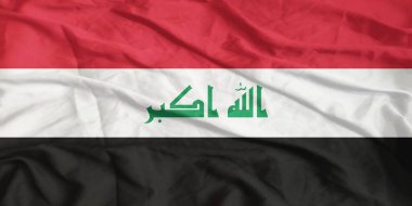 Irak Bayrağı Yakından Dalgalanıyor