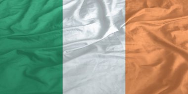 İrlanda Bayrağı Yakından Dalgalanıyor