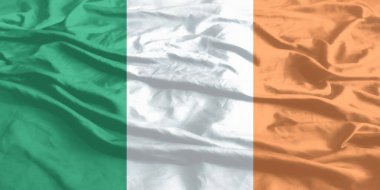 İrlanda Bayrağı Yakından Dalgalanıyor