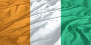 Fildişi Sahili Bayrağı Yakından Dalgalanıyor