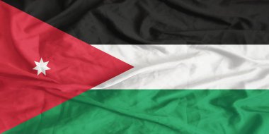 Ürdün Bayrağı Dalgalanıyor Yakından