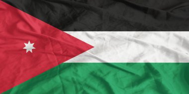 Ürdün Bayrağı Dalgalanıyor Yakından