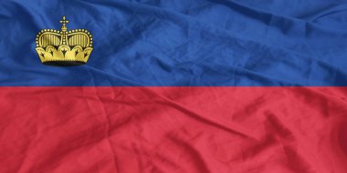 Lihtenştayn Bayrağı Yakından Dalgalanıyor