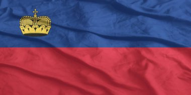 Lihtenştayn Bayrağı Yakından Dalgalanıyor