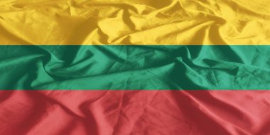 Litvanya Bayrağı Yakından Dalgalanıyor