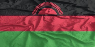 Malawi Bayrağı Yakından Dalgalanıyor