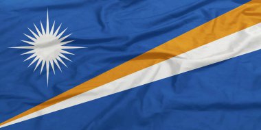 Marshall Adaları Bayrağı Yakından Dalgalanıyor