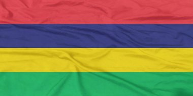 Mauritius Bayrağı Yakından Dalgalanıyor
